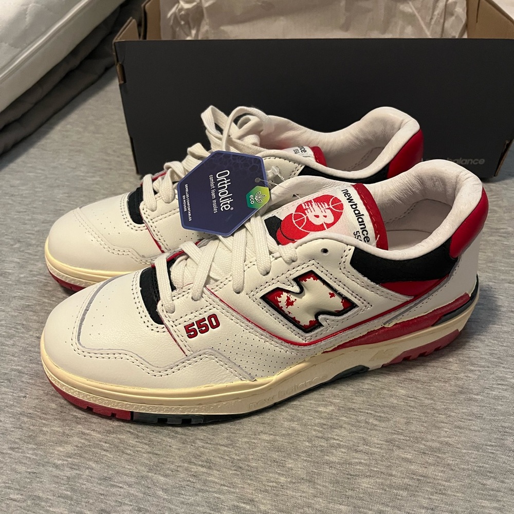 NIB New Balance 550 Vintage White Red US Men’s 6.5